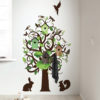 muursticker birdhouse tree - groen