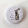best bunny mom pin badge